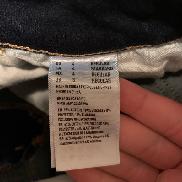 Dark blue American eagle jegging - Picture 3 of 6